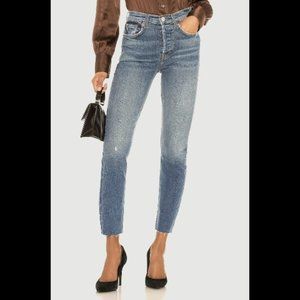 Re/done Jeans High Rise Ankle Crop